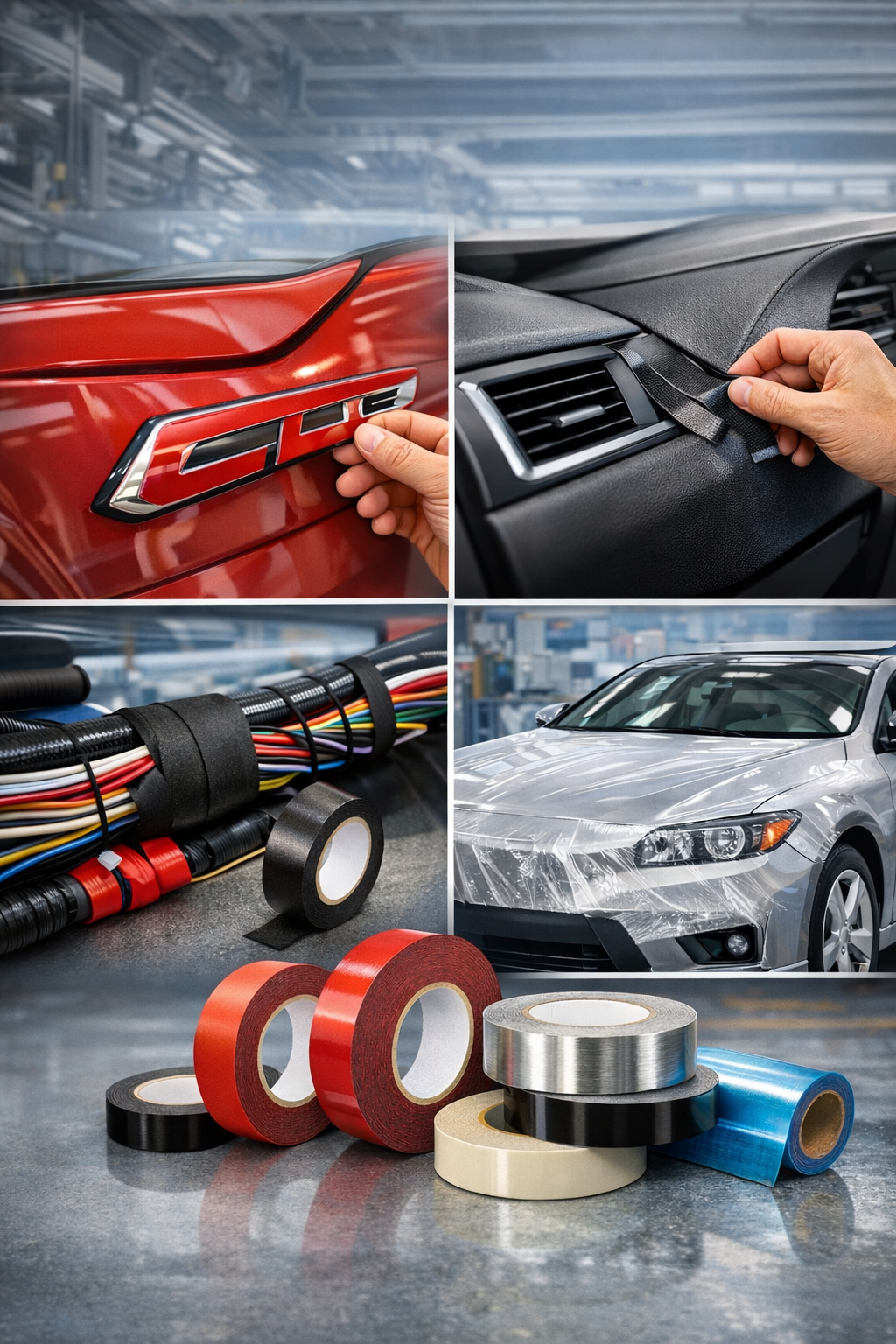 Adhesive Tape Application in Automobile Industry